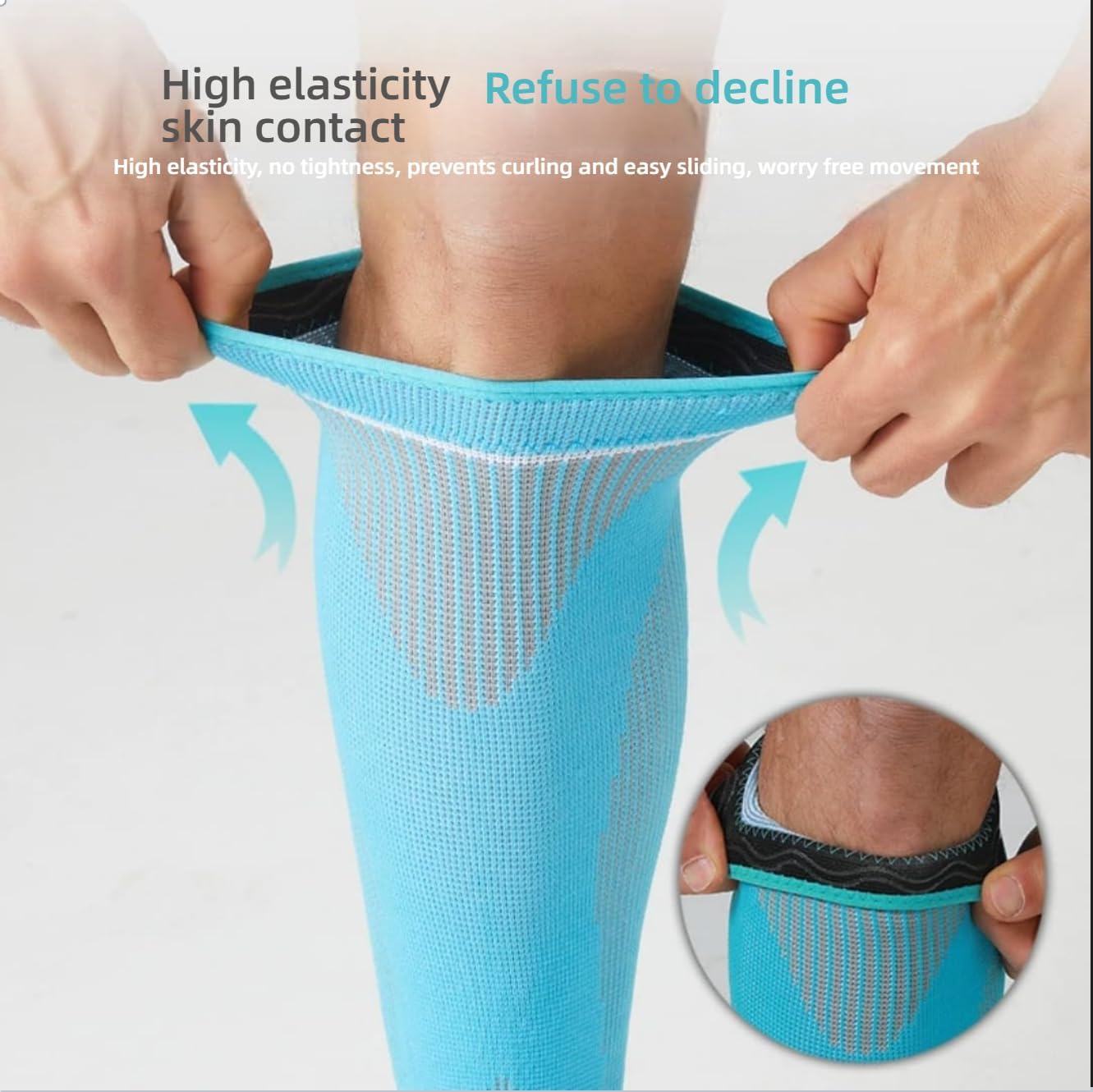APXXAIBOProfessional Calf Compression Sleeves, Compression Knee Socks for Running, Calf Shaping Leg Sleeves