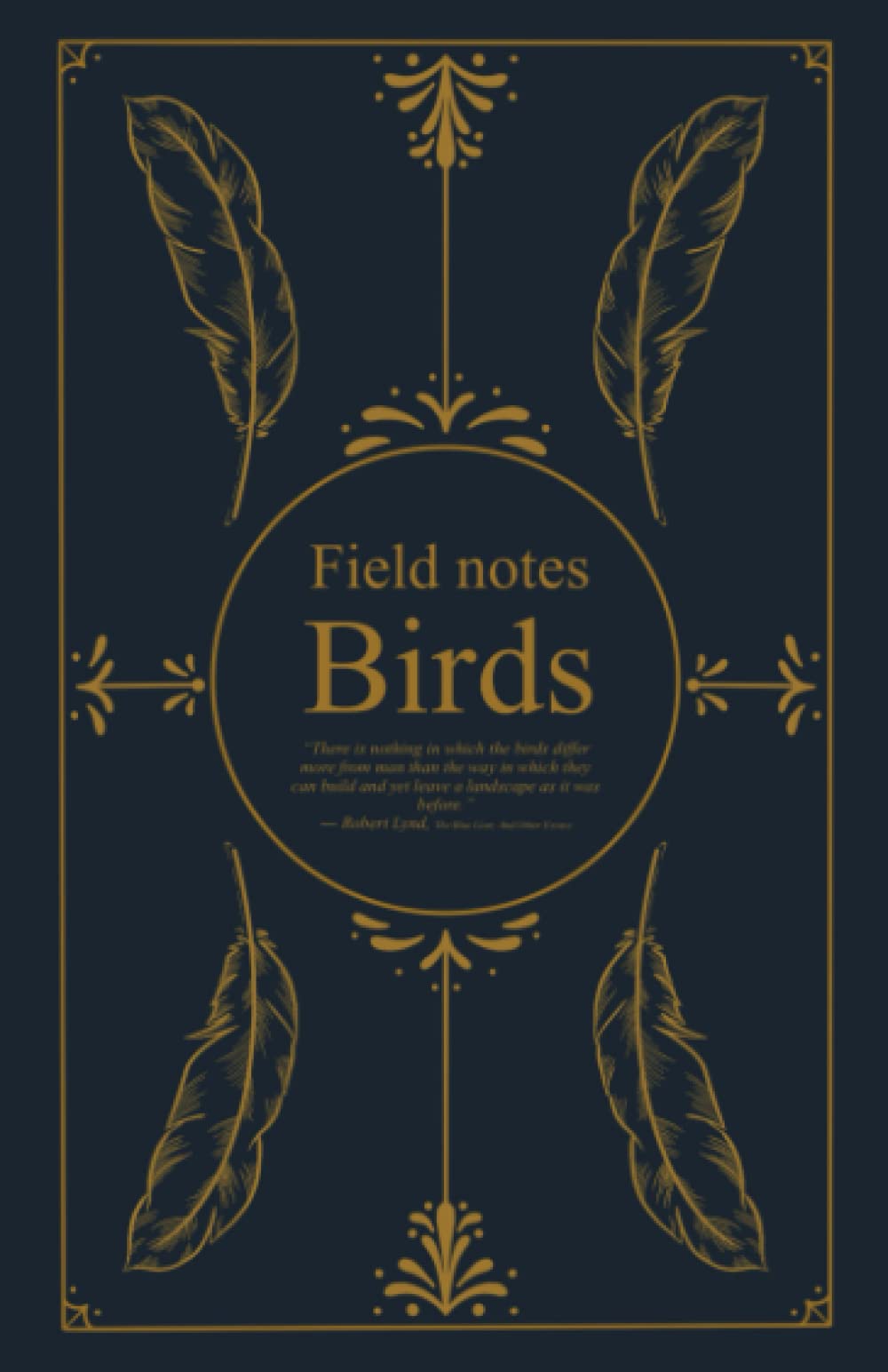 Field Notes Birds: Blank bird field note journal
