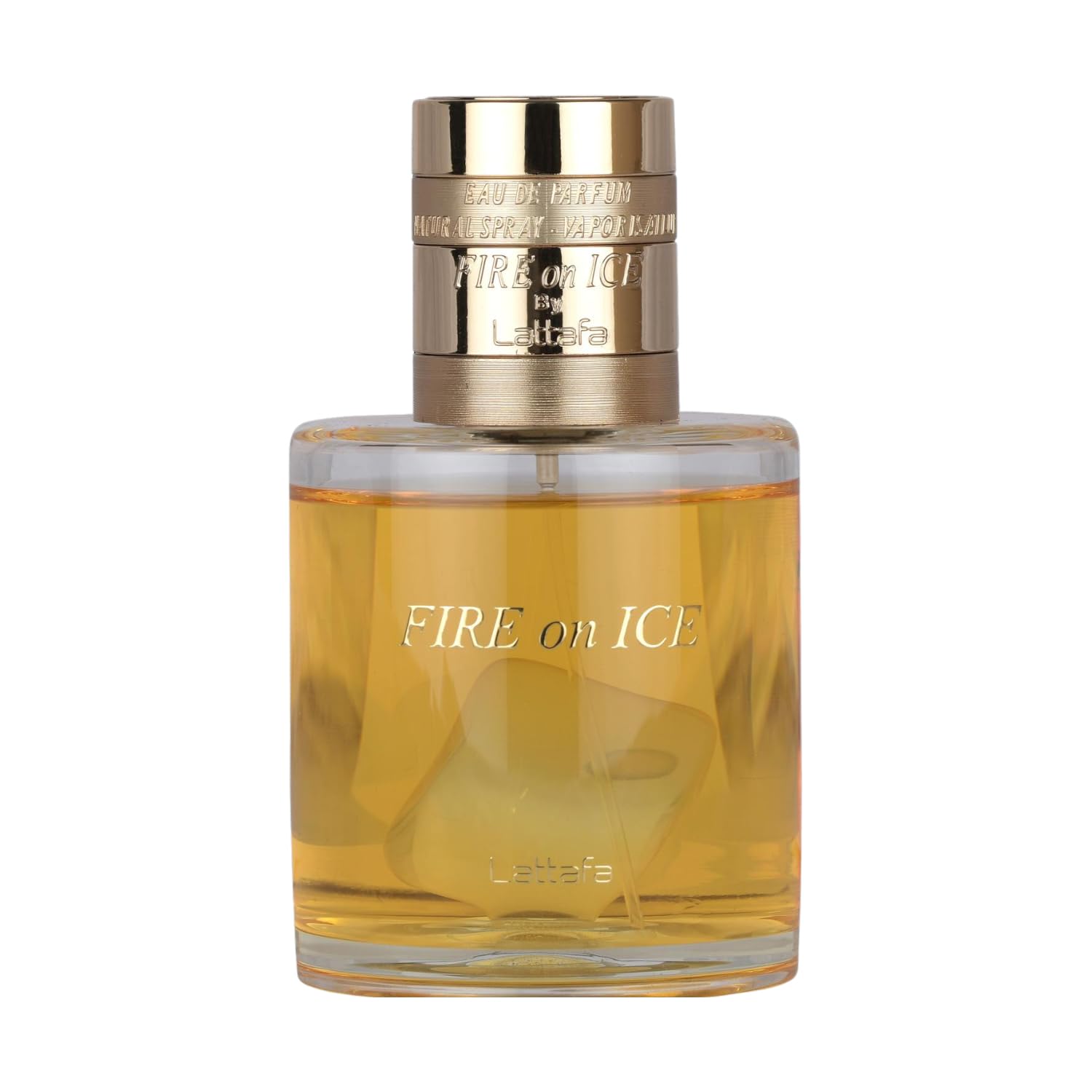 Lattafa Fire On Ice 110ml Eau de Parfum Unisex Perfume | Bold Black Raspberry Frozen Rose Oakwood & Ambroxan | Long-Lasting Scent for Men & Women