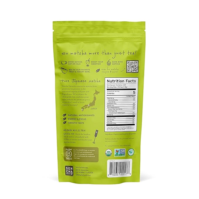 Té Matcha Orgánico en Polvo 340 g miniatura 2