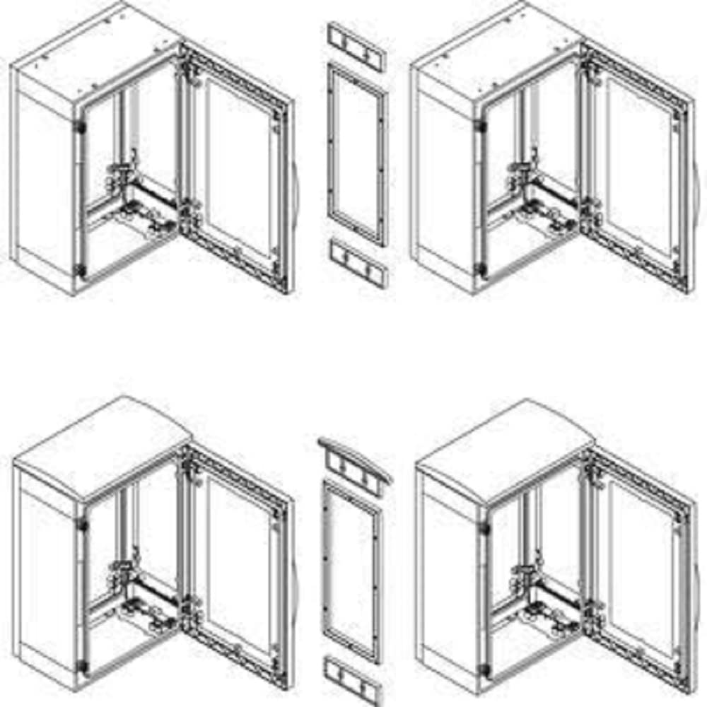 Marco Union Horizontal PLA5x3 7035 plaque pour goulotte