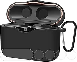 [Discount Price] WF-1000XM3 Case [WF-1000XM3 Case Top Protection / Button Protection Film] Wireless Noise Cancelling Earphone Silicone Cover Can Be Charged While Wearing Shock Resistant Waterproof