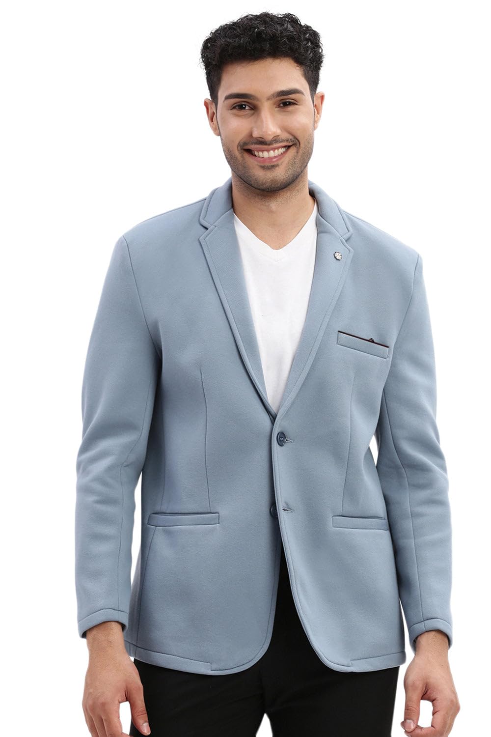 Men Solid Single Breasted Casual Blazer | Notched Lapel Full Sleeves Cotton Blazer for Mens | Slim Fit Regular Length Blazer for Men's-image-40