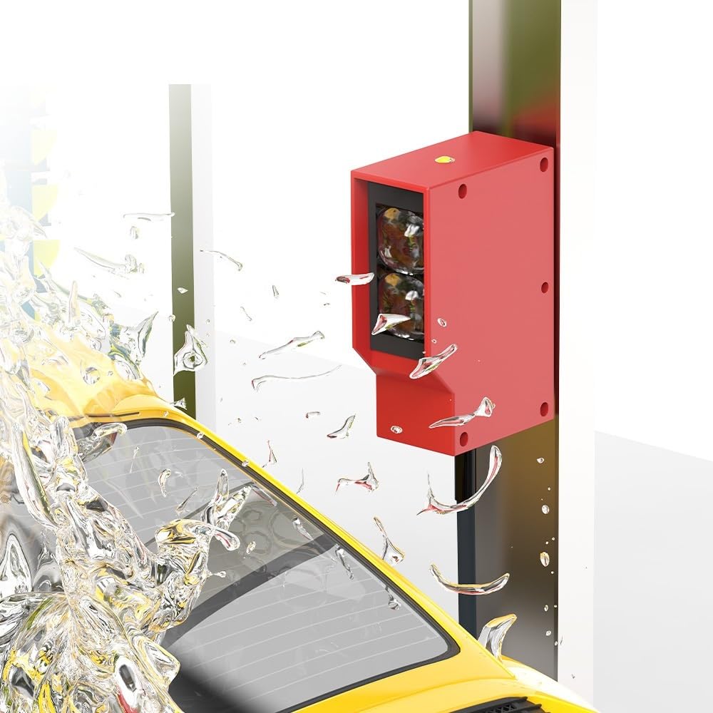 Sensor fotoeléctrico cuadrado, interruptor óptico infrarrojo, reflexión difusa, IP67, impermeable, 24-220 V CA/CC, universal, distancia de 7 m(3-Wire NPN NO IP67)