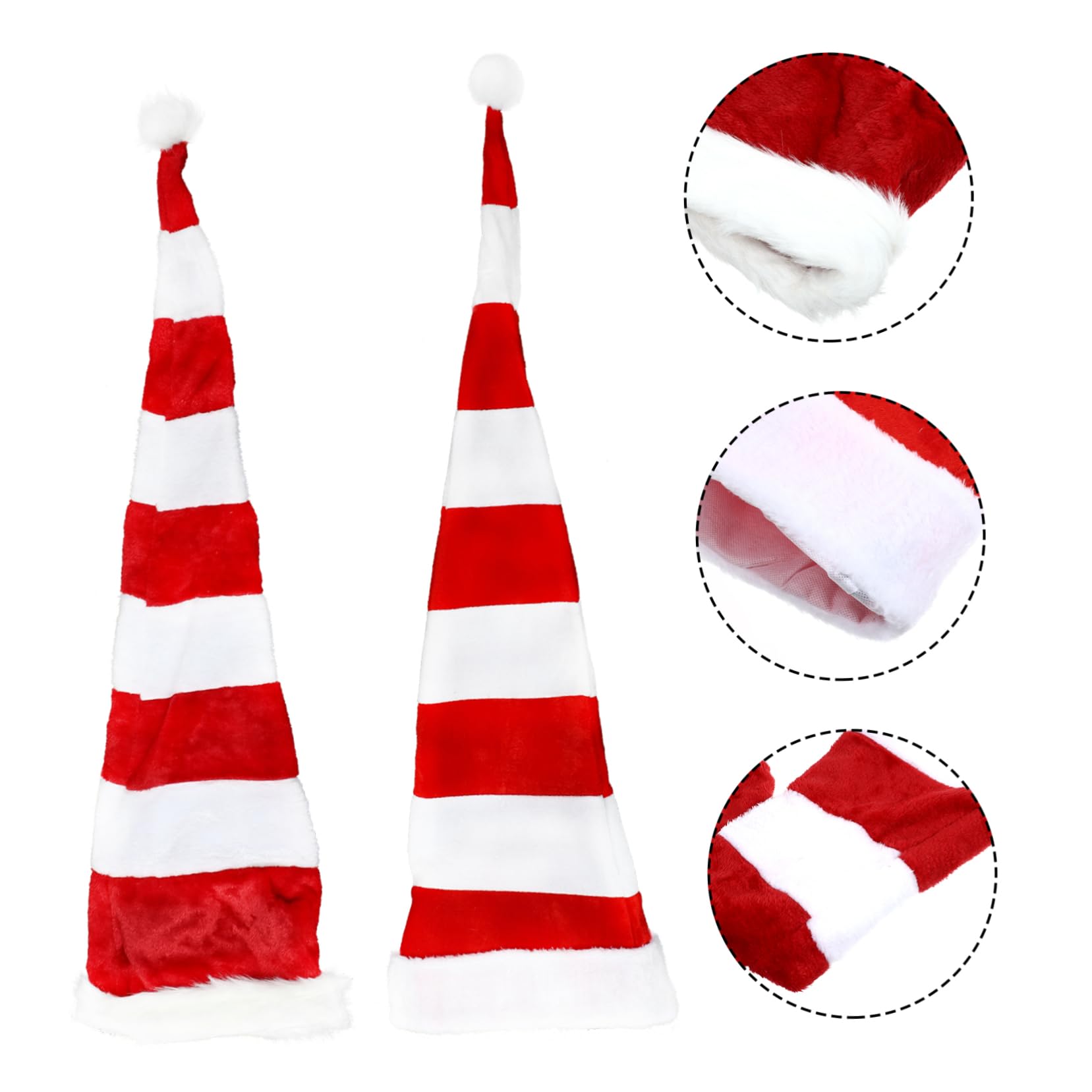 MAGICLULU 2 Piezas Sombreros Navideños de Diseño de Estilo Navideño Accesorios para Fiestas Navideñas y Cosplay de Navidad Tocados para Decoración de Fiesta Casa
