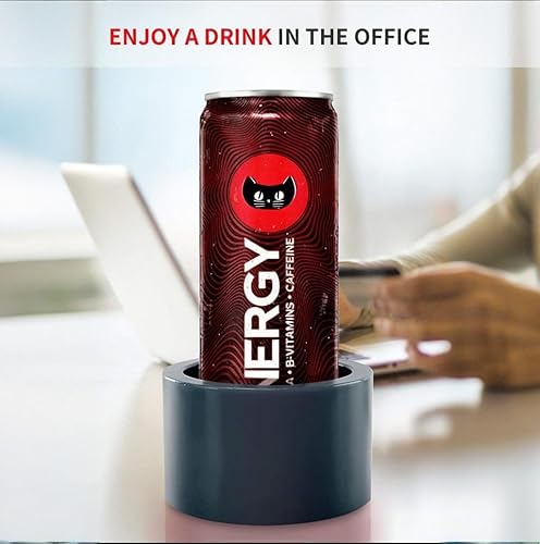 Miniatura 7 de Portavasos antiderrames, portavasos para bebidas con alfombrilla antideslizante para bebidas para la oficina en casa al aire libre (gris)