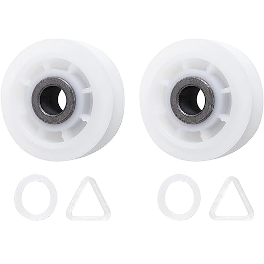 BlueStars 279640 Dryer Idler Pulley Replacement Part - Compatible with Whirlpool & Kenmore Dryers - Replaces 3388672 697692 AP3094197 W10468057 - Pack of 2