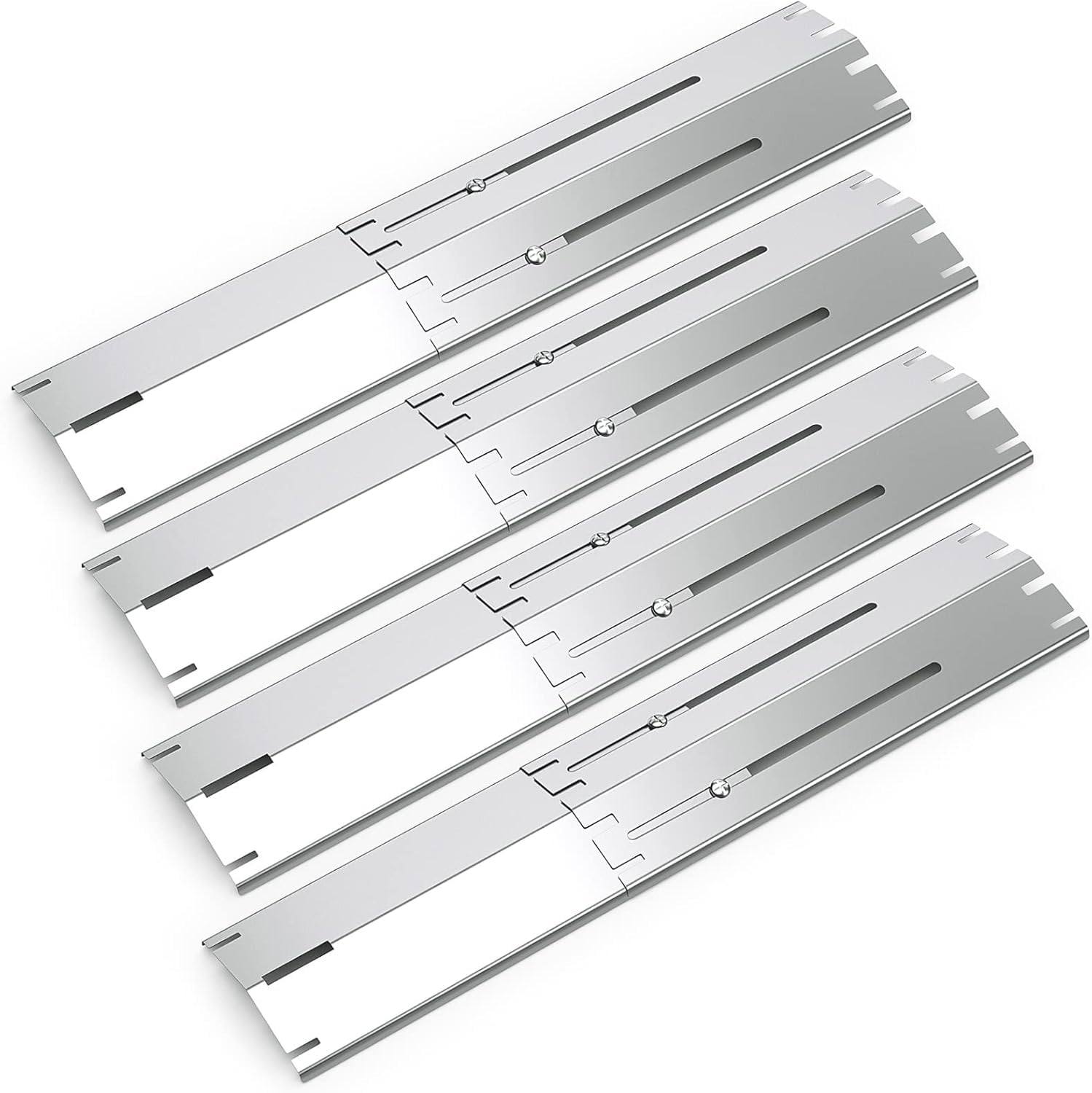 Coisien Universal Flavorizer Bar, Brennerabdeckung,3 Pack Flammenblech Porzellan Stahl Ersatzteile für die Meisten Gasgrill,Heizplatte Zubehör für CharBroil,Thermos,Outback Meteor, Modelle Grill
