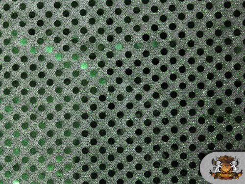 Small Dots Sequin Dark Green 42" Wide/Sold by The Yard