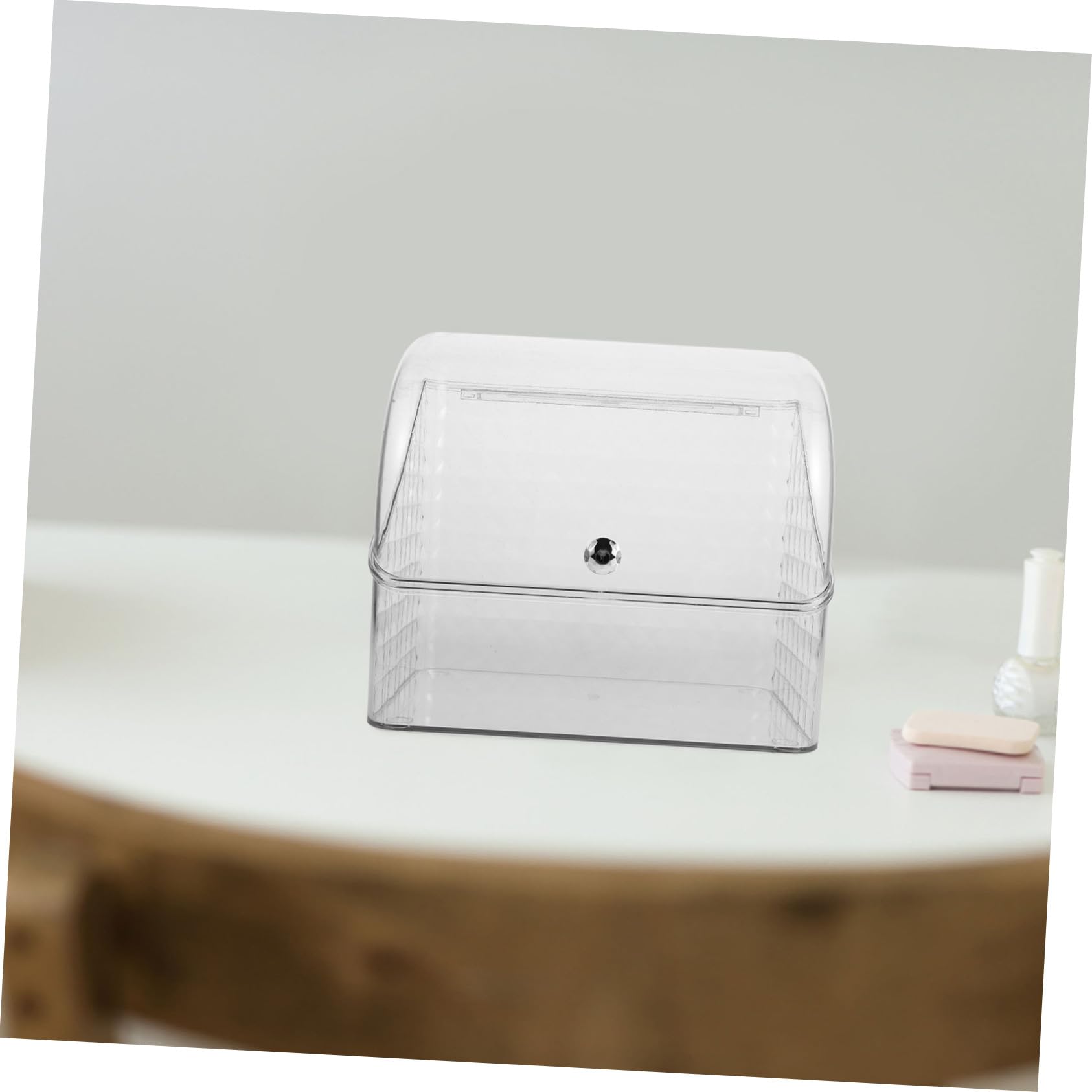 Ciieeo Aufbewahrung Für Make-up Make-up-behälter Transparenter Kosmetik-organizer Schmuckschatulle Regalkorbbehälter Für Schminktisch Hautpflegehalter Kosmetikvitrine