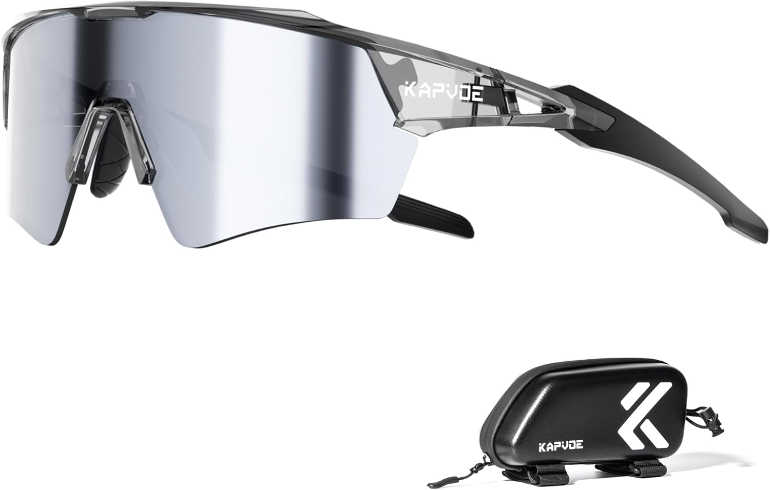 KAPVOE Photochromic Cycling Glasses Men Women Sport Sunglasses UV Protection Mountain Bike Glasses MTB Riding Running K198