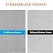 36 x 200 in Pet Window Screen Mesh, Cat Proof Window Screen Replacement, Dog Screen Door Mesh, Screen Mesh Roll, Porch Screens for Patios Outside Outdoor, Heavy Duty Window Screens for House Windows