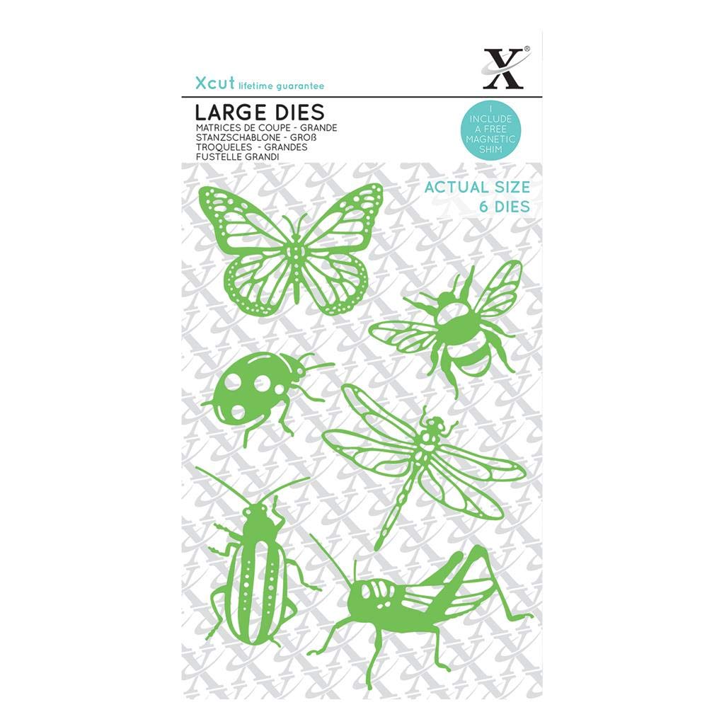 Xcut - Die Cutting - Insects Dies Set - Extra Large - Silver