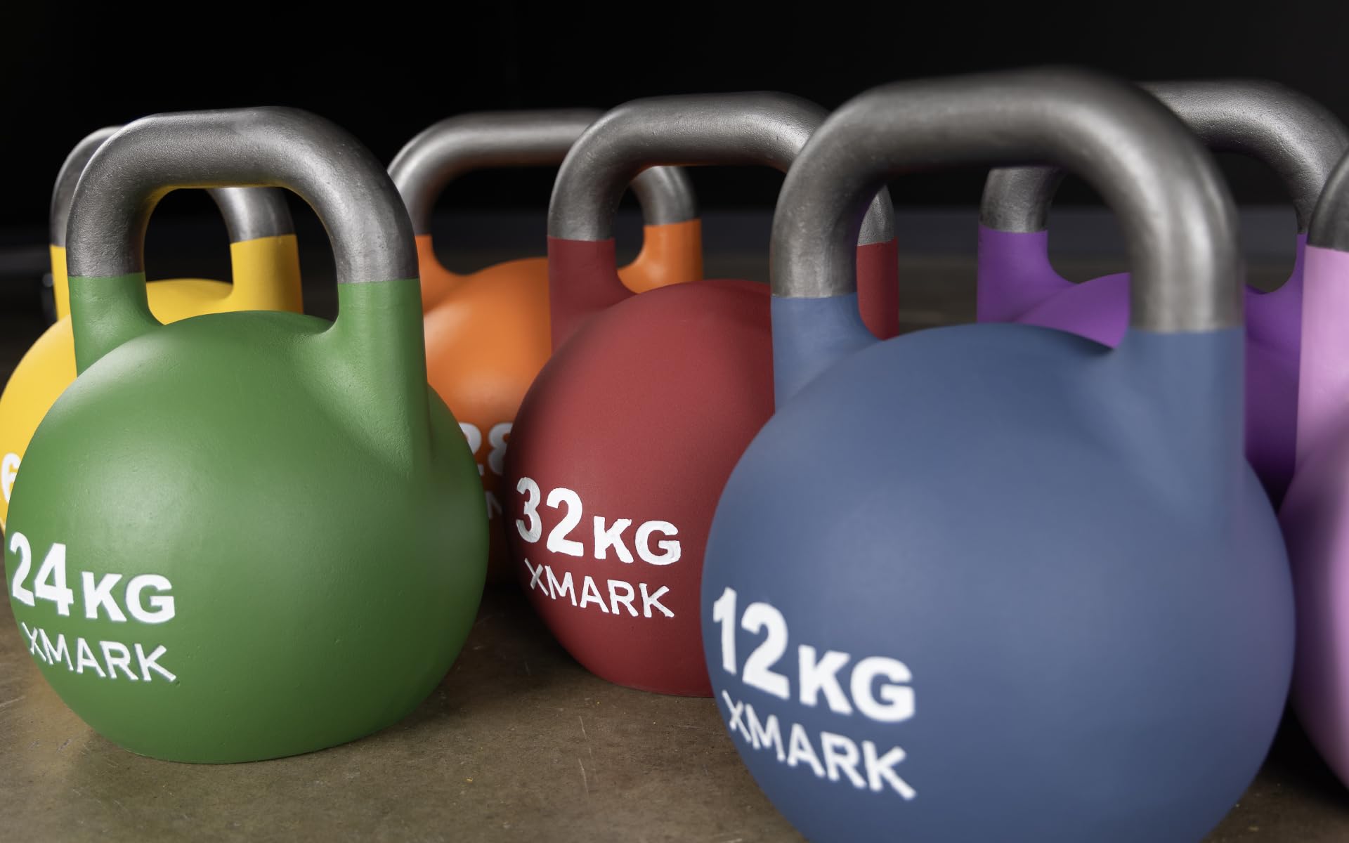 XMARK Kettlebell, 16 kg, Competition Kettle Bells for Strength Training, Squats, Deadlifts, Kettle Bell Swings, Exercise Equipment for Home and Gym