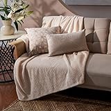 LA MALLORQUINA Manta Sofá - Basic Crudo (127x152 cm - Crudo)