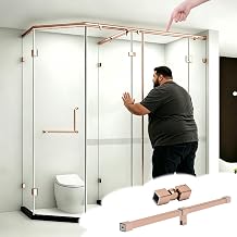 Generisch 360  ayarlanabilir du  cam  destek  ubu u, sallanmayan takviye  ubu u, ki iye  zel uzunluk, uzun  m rl  ve dayan kl  pembe alt n, 95 cm/37 in