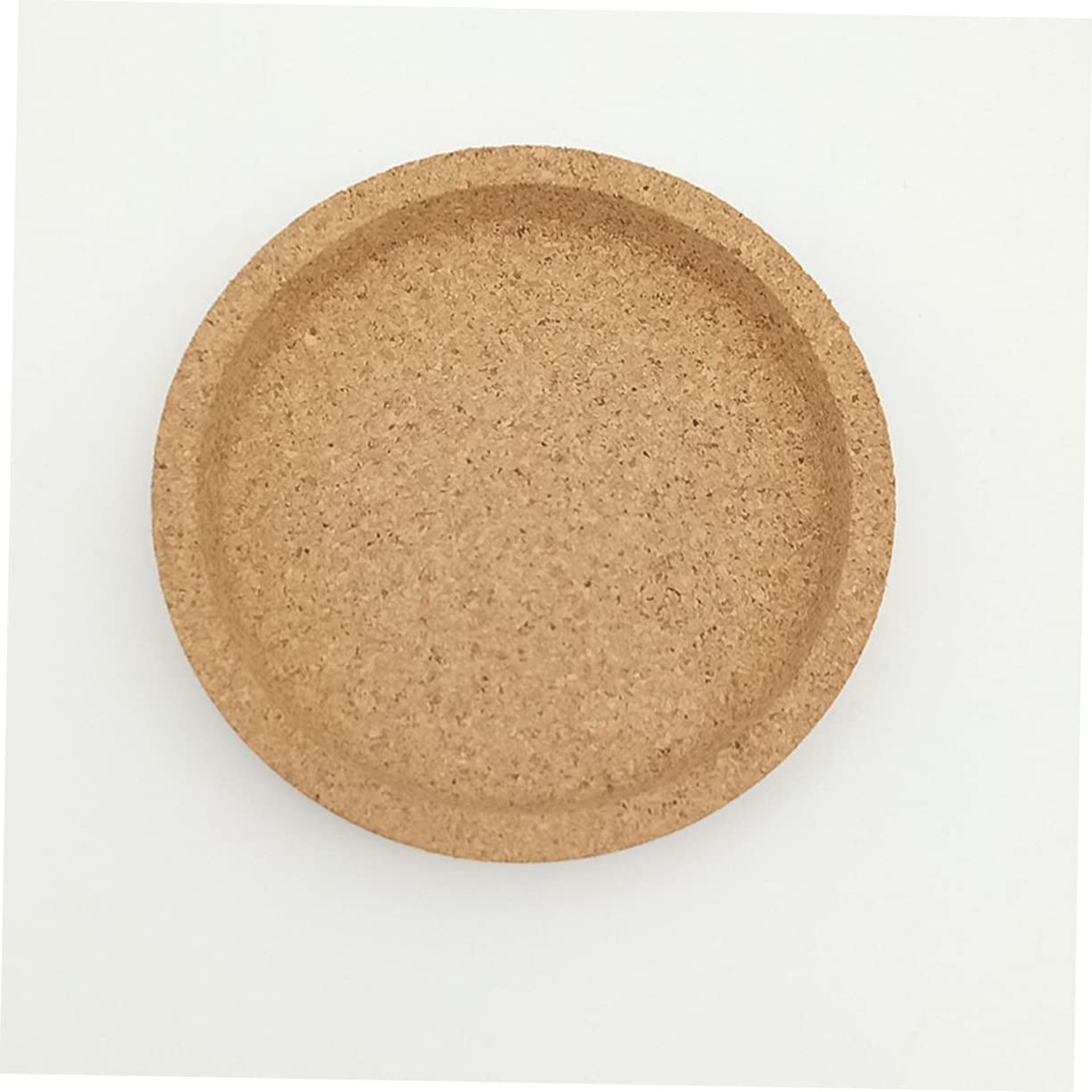 TOPBATHY 2 Series Posavasos Redondos De Corcho Aislantes Térmicos para Tazas Y Platos Decorativos Y Prácticos para Hogar Y Oficina Khaki 5 Piezas*2