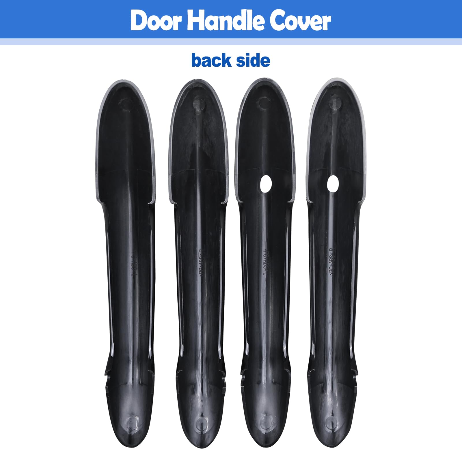 Amazon.com: Osompar 4PCS Door Handle Cover Trim Piano Black