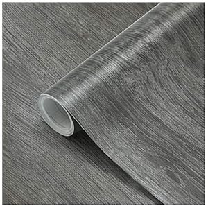 Zelfklevende houtfolie, decoratieve plakfolie, voor muren, deuren, meubels, vensterbank, waterdicht, keukenfolie…