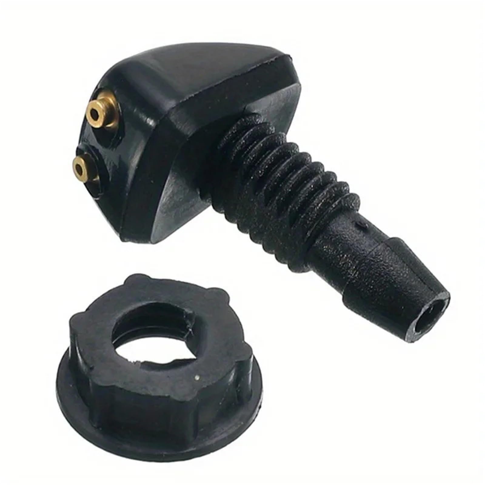 Pacgydk 1Pc Car Windshield Nozzles Car Windshield Wiper Washer Spray Nozzle Fits Most Models Adjustable Dual Holes(1Pc)