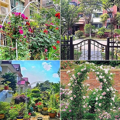Arche de jardin en métal résistant aux intempéries pour aménagement durable - 6