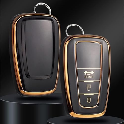 Miniatura 2 de DOUKI TPU Car Remote Key Case Cover Shell Fob, for Toyota Prius Camry Corolla C-HR CHR RAV4 Prado Car Key Holder Styling Accessories
