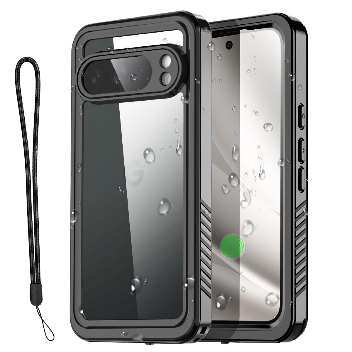 AICase für Google Pixel 10 Pro XL Wasserdicht Hülle 360 Grad Schutz Outdoor Rundumschutz IP68 zertifizierter Ganzkörperschutz,Unterwasserschutzhülle für Google Pixel 10 Pro 2025