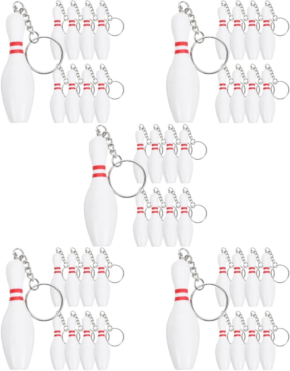 BESPORTBLE Bowling Keychain Retractable Keychain Swivel Clasp Hooks Key Hook Key Organiser Bowling Key Chains Key