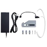 Immdinogo AMS 2Pro Upgrade Kit for BambuLab X1/X1C/X1E/P1P/P1S: 24V 4A Power Switching Adapter with Filament Buffer Bus Cable-4pin PTFE Tube Connector 3D Printer Accessories