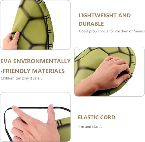 Vista 5 de MAGICLULU 1 mochila ligera de concha de tortuga EVA para disfraz de Halloween
