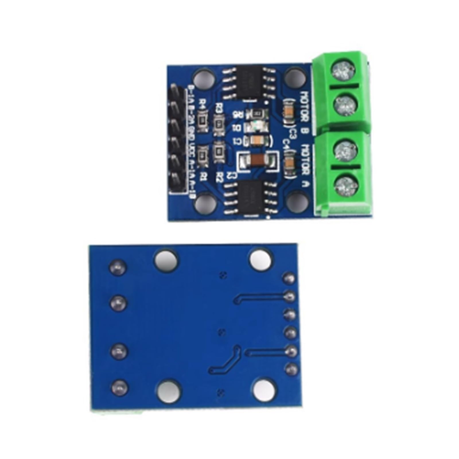 Controlador de motor, Módulo Controlador De Motor CC 10 Piezas, Canales Puente H Duales For Robots Automóviles Inteligentes, Placa Controladora Velocidad 2,5-12 V,Control inteligente