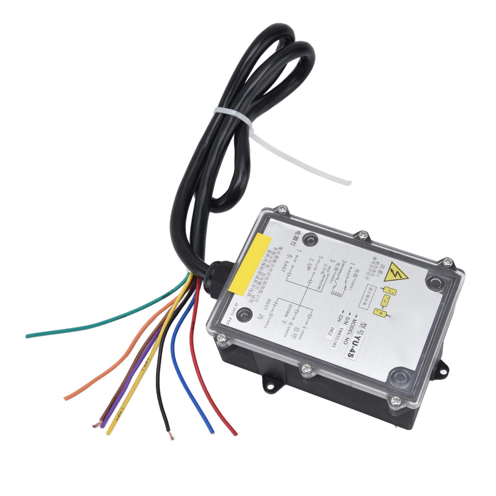 FAXIOAWA Hebekran-Funkfernbedienung, 6 Tasten, elektrischer Hebekran, Industrie-Fernbedienungsschalter-Sender-Kit, professioneller kabelloser Sender-Drucktastenschalter-Kanal (AC 220 V)