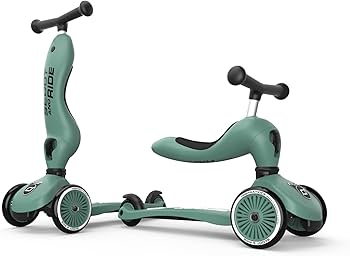 Amazon.com: Scoot & Ride 2-in-1 Ride-On & Stand Kids Scooter, Ages