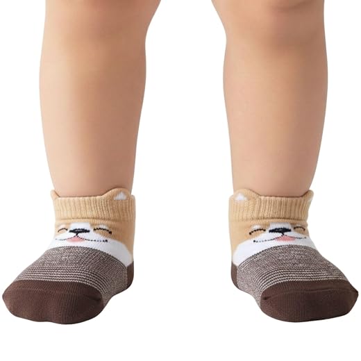 Meia Sapatinho BEBÊ Recém Nascido Menino Cotton Sortida Selene