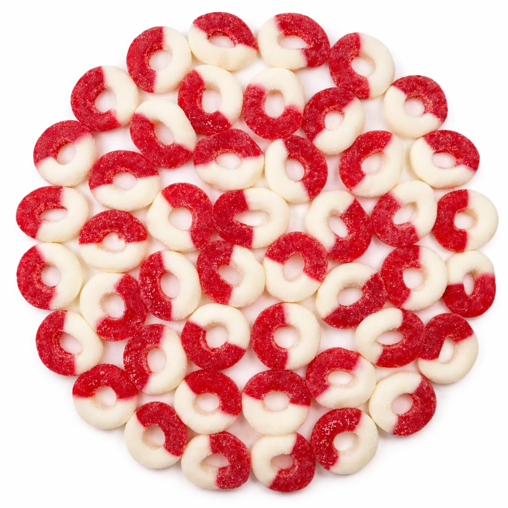 American Best Food Gummy Rings (4 Pound), Cherry