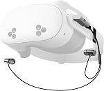 Orzero Type C Headphones Compatible for Quest 3S, Exclusively Designed for VR Headset with PD100W Type C Charging Adapter, Ensure Continuous Quick Charging – Silver White