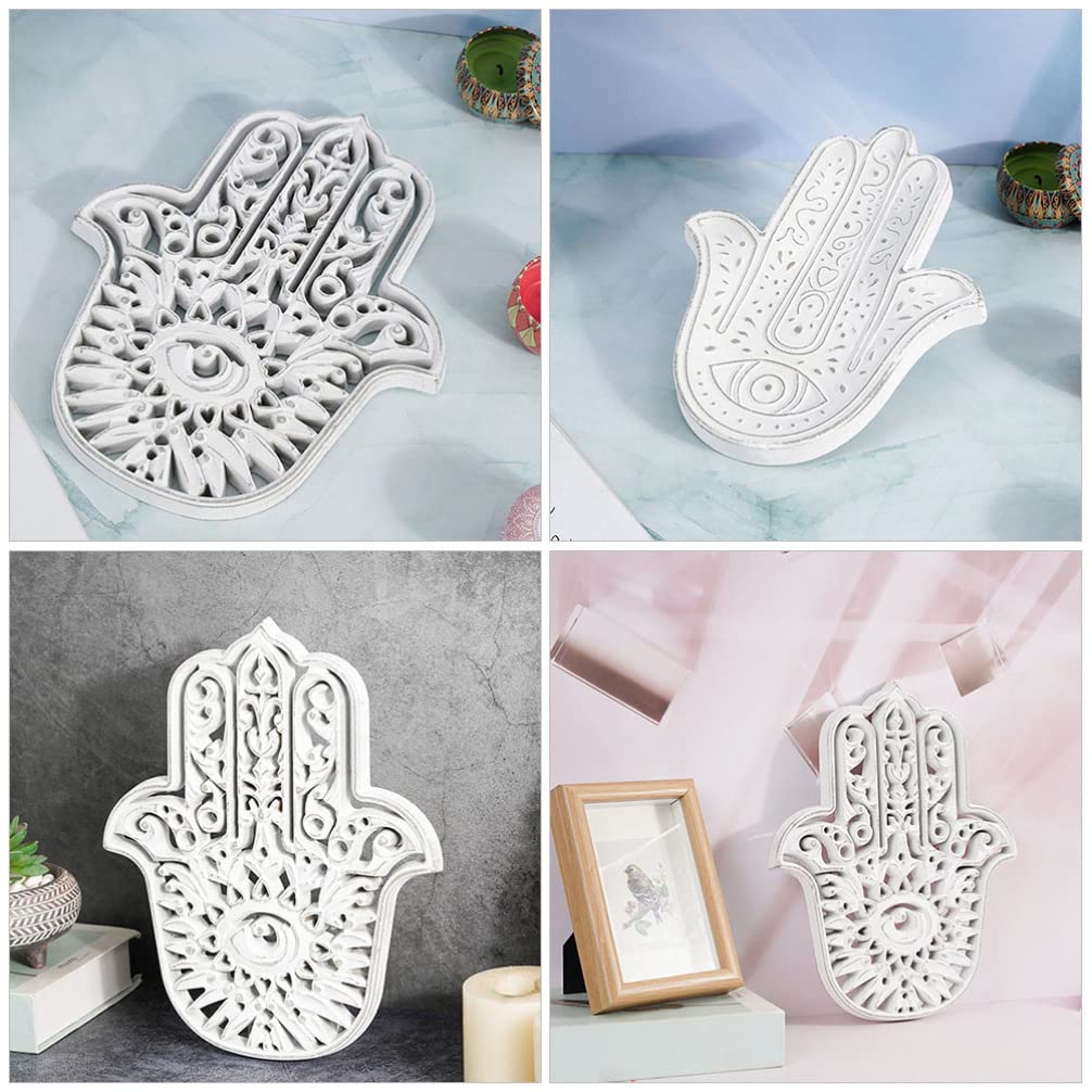 Amazon.co.jp: FOMIYES 2 個ハムサ手壁の装飾ターキッシュブルーハムサ