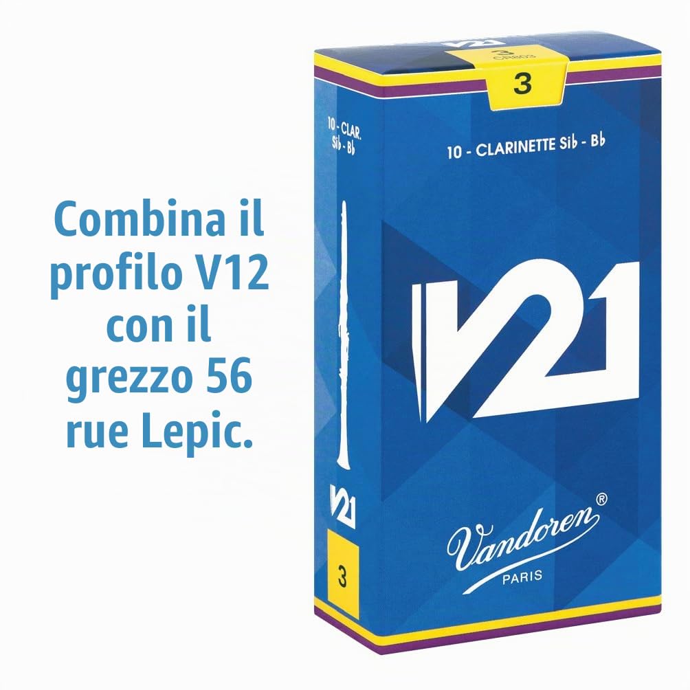 Vandoren CR803 Box 10 Ance V21 3 Clar Sib