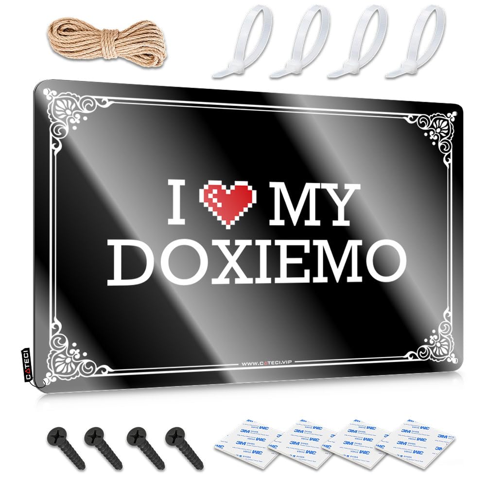 I Love My Doxiemo Posters Retro | Weathered Decor Decorative Wall Art(30X40CM)