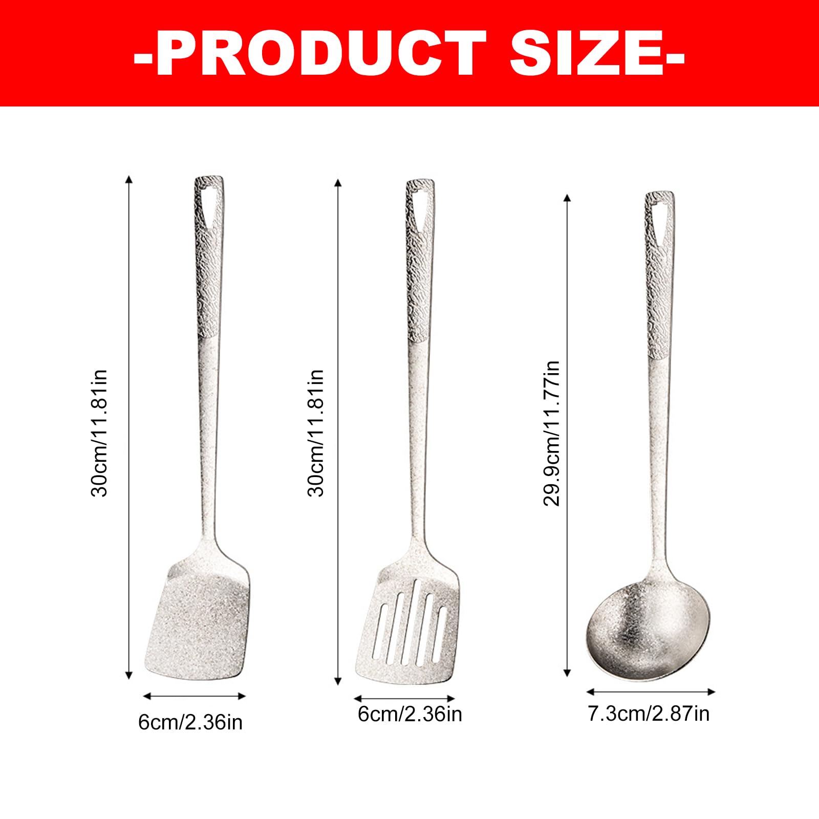 Utensili da Cucina da 3 con Design Leggero
