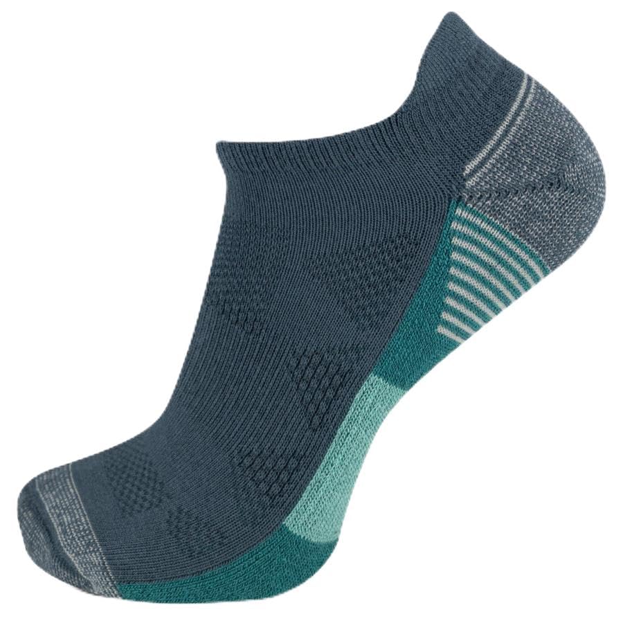 Merrell Moab Speed Low Cut Tab Socks 1 Pair,Denim Blue, Men's 9-12 / Women's 10-13