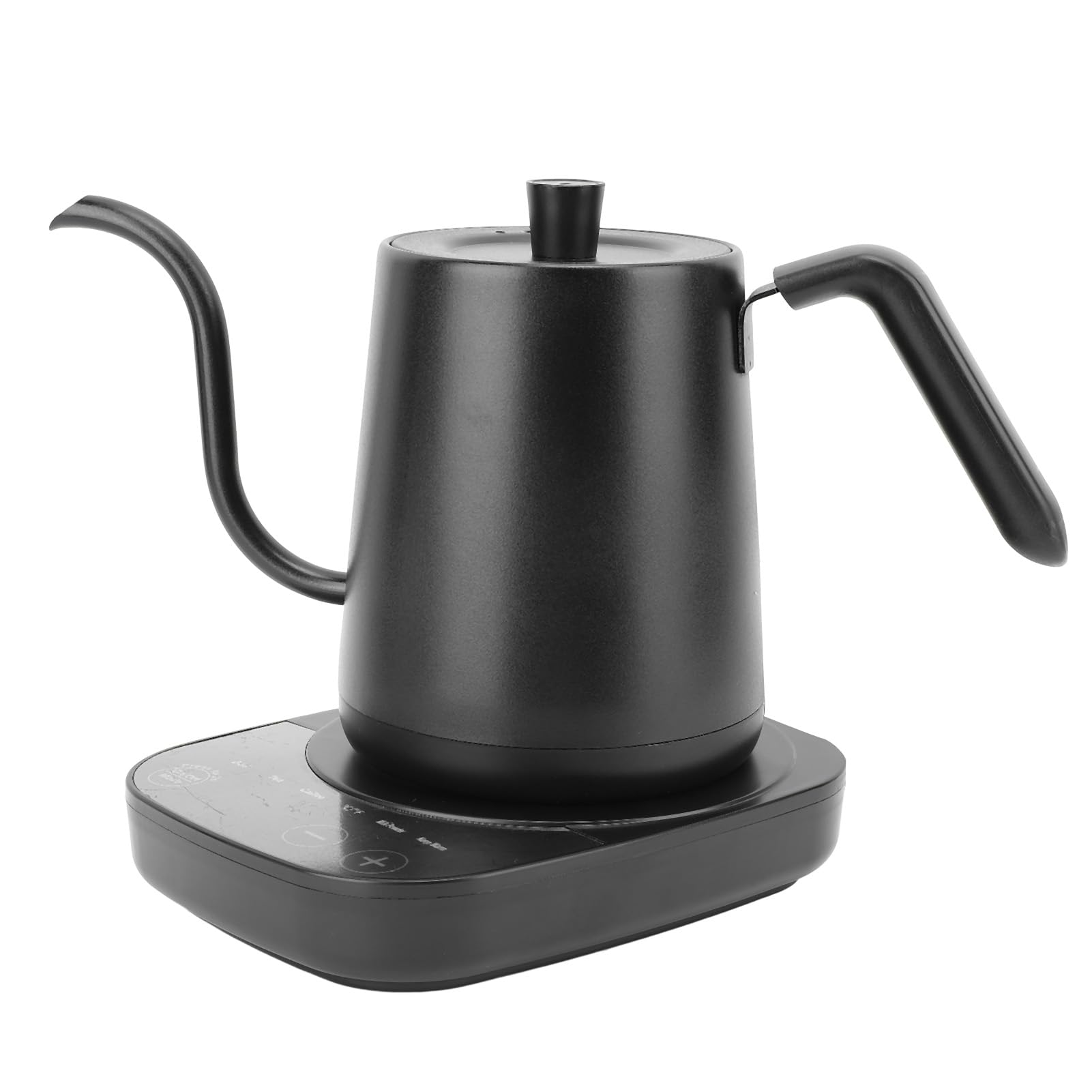 Fdit Hervidor Eléctrico de Cuello de Ganso 1000W 800ml con Control de Temperatura LCD, Inversor Inteligente para Café de Goteo y Té, Acero Inoxidable 304, Apagado Automático, (Enchufe europeo 220V)