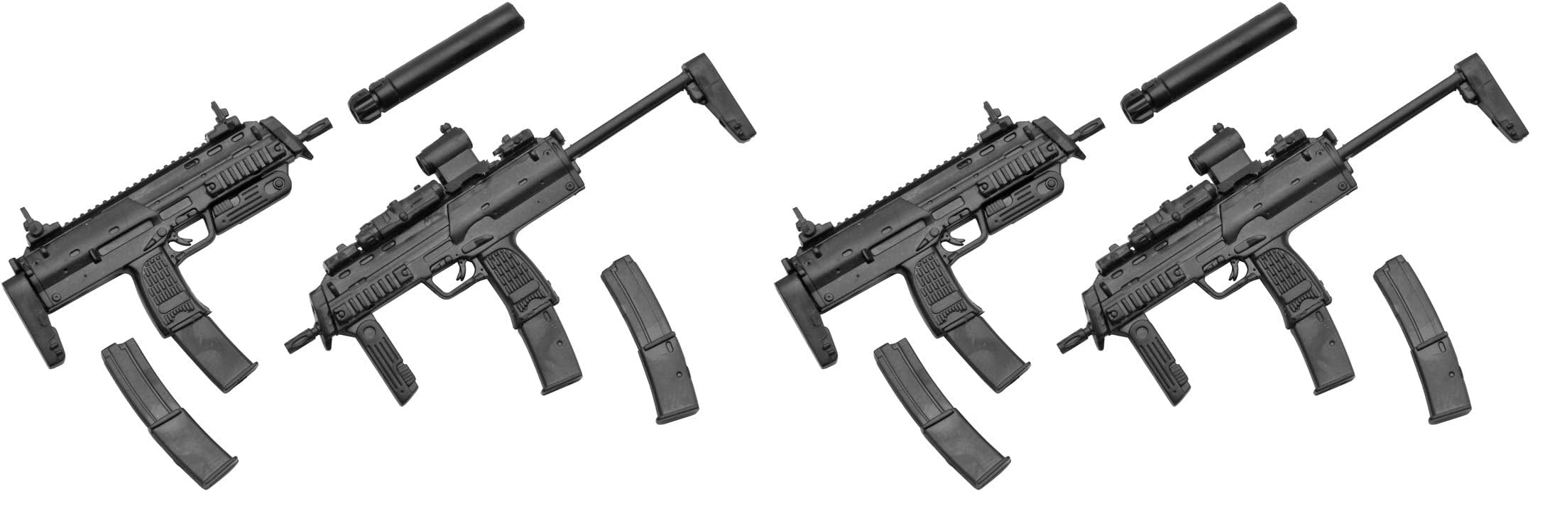 Little Armory LA009 MP7A1 Type Plastic Model (x2)