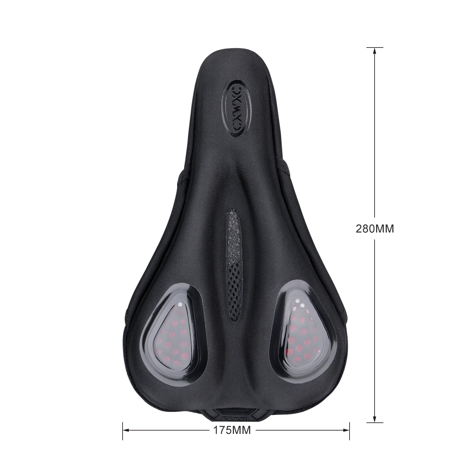CXWXC Coprisella per Bicicletta Ergonomico con Gel, Copertura per Sellino Morbida e Comoda, Protezione Antiscivolo per Sella di Bicicletta per Donne e Uomini