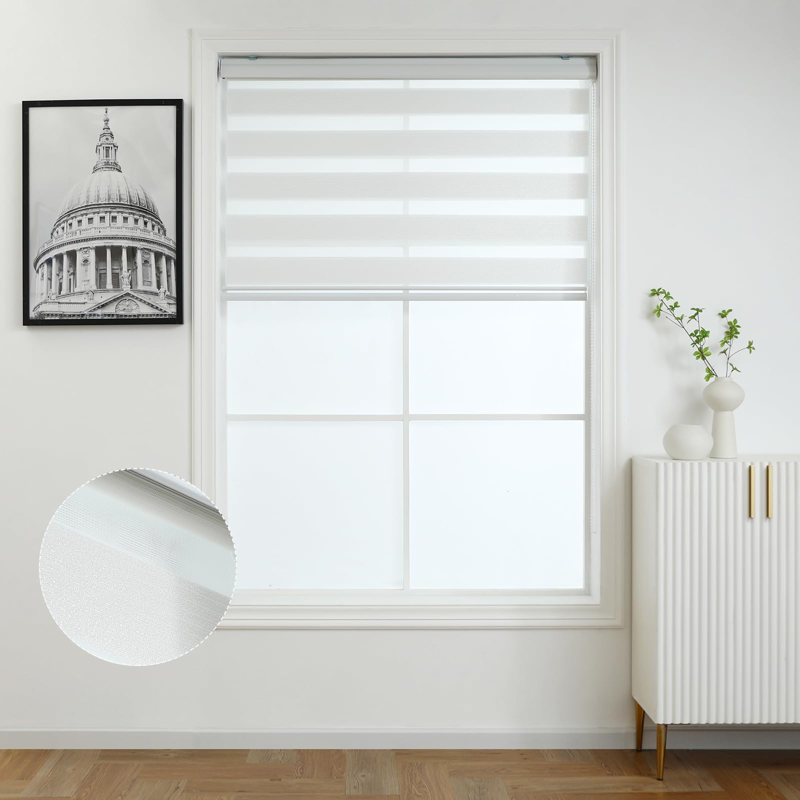 Amazon.com: LALAWUNO Zebra Blind Roller Shades for Windows Privacy
