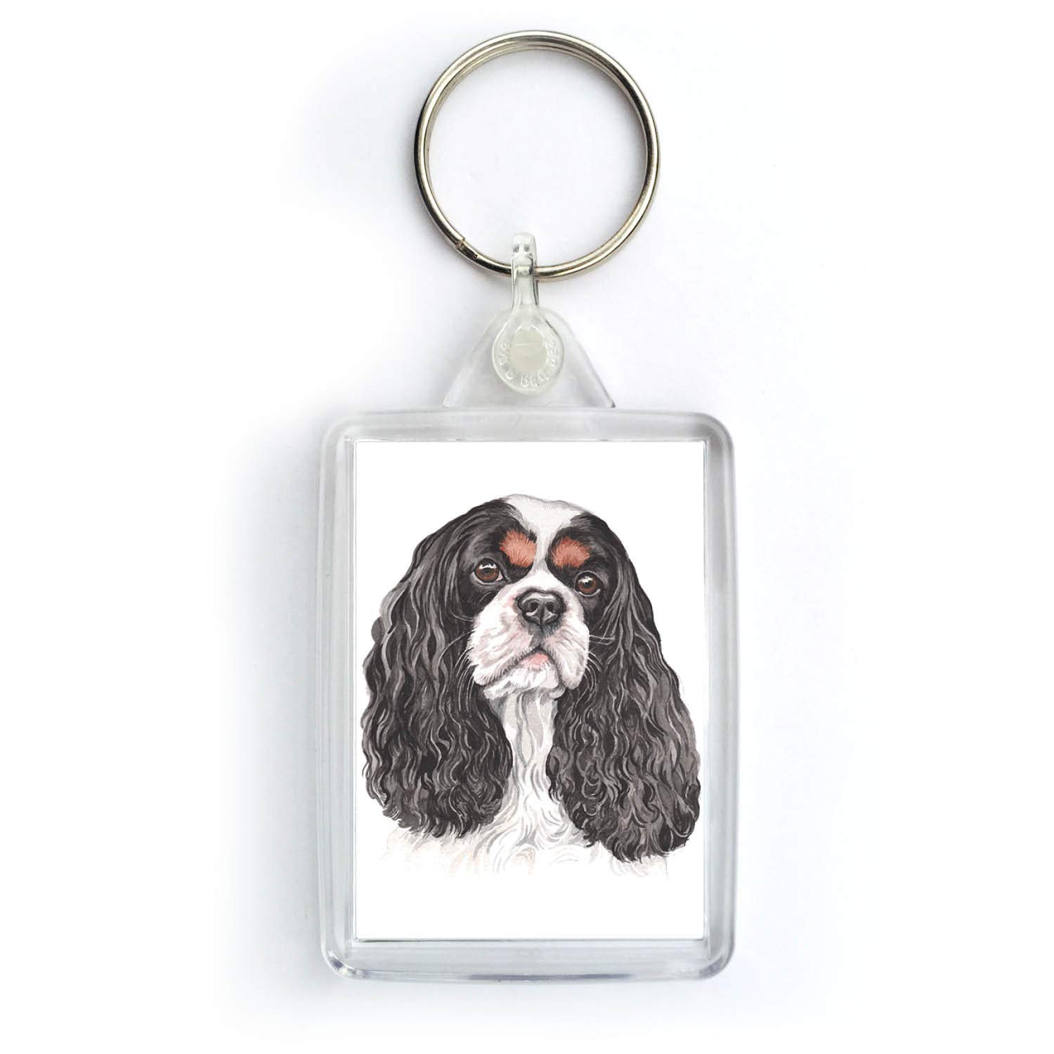 WaggyDogz Cavalier King Charles Spaniel Dog Keyring (KRG-169)