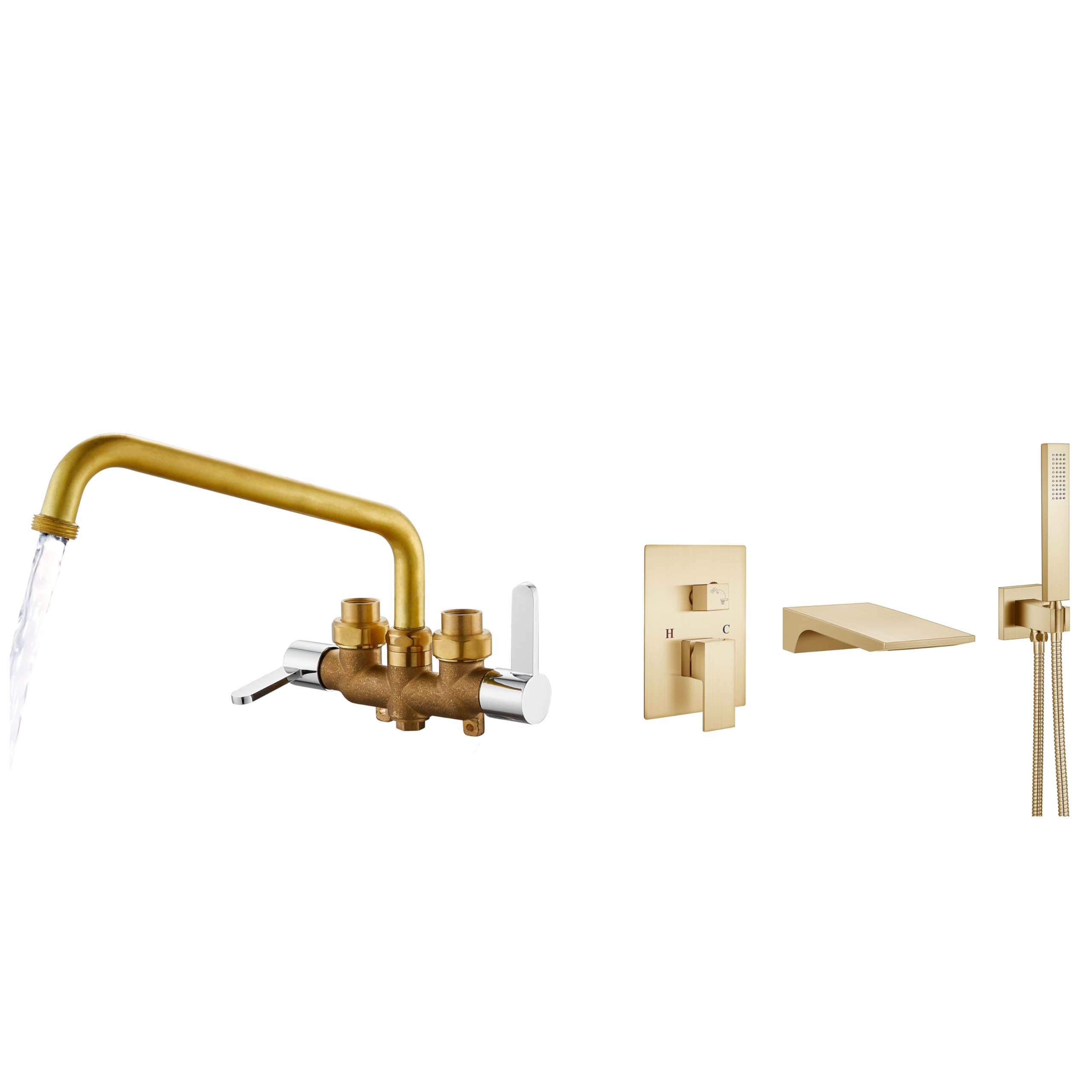 Hcfyauis Laundry Utility Sink Faucet Bathtub Faucet