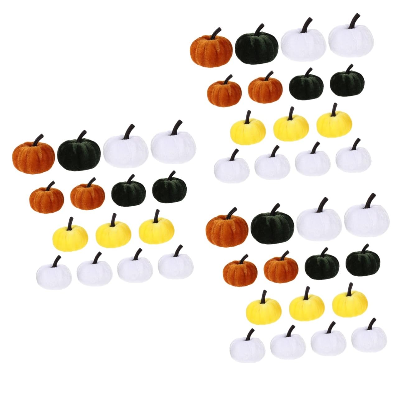 TOPBATHY 3 Set Di Decorazioni Di Zucca Realistiche Zucche Da Festival Statue Di Zucca Artificiali Design Delicato Per Tavolo Da Pranzo Con Finestra 15 Pezzi * 3