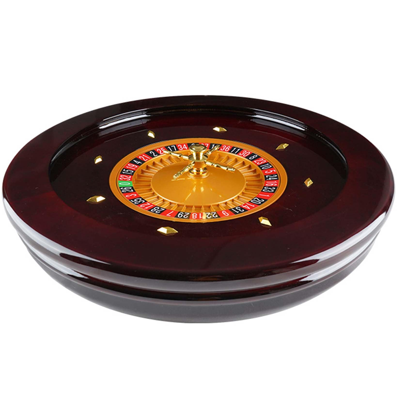 Hölzernes Roulette-Rad Roulette Aus Holz Tischspiel Plattenspieler Roulette Radsatz Roulette Spiel Casino Set Roulette Rad Holz Der Rotor Ist Aus Massivem Aluminium,E
