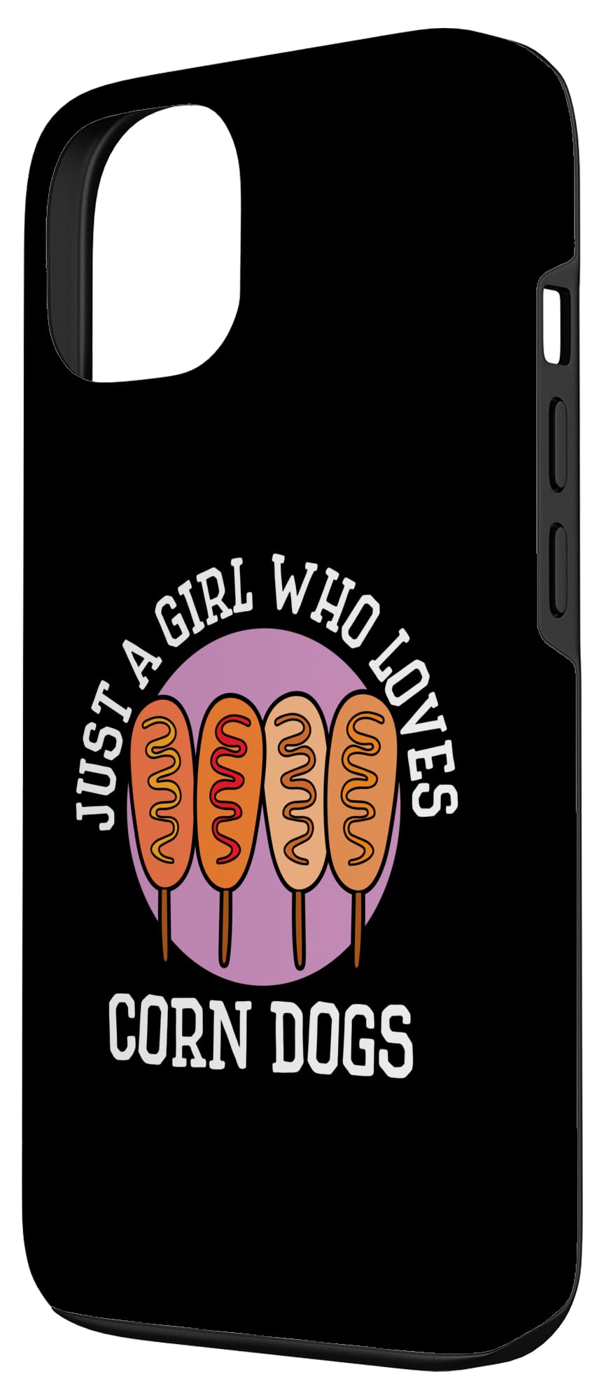 Just a girl who love corn dogs Case for iPhone 13 - Image 2